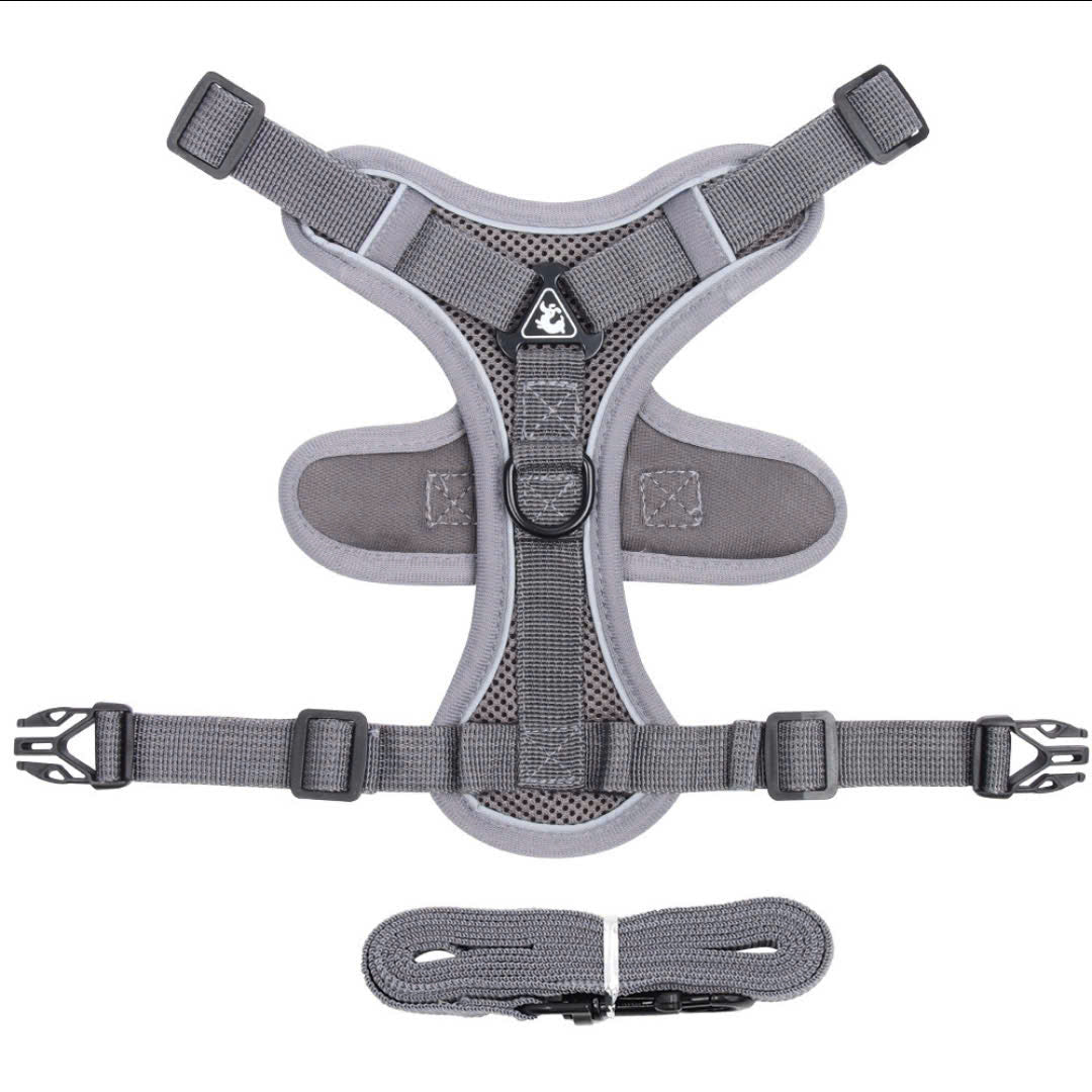 Harness vest and Leash set reflective for dogs