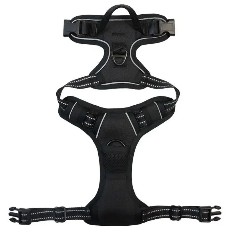 Reflective Adjustable Breathable Vest Chest Strap for dogs