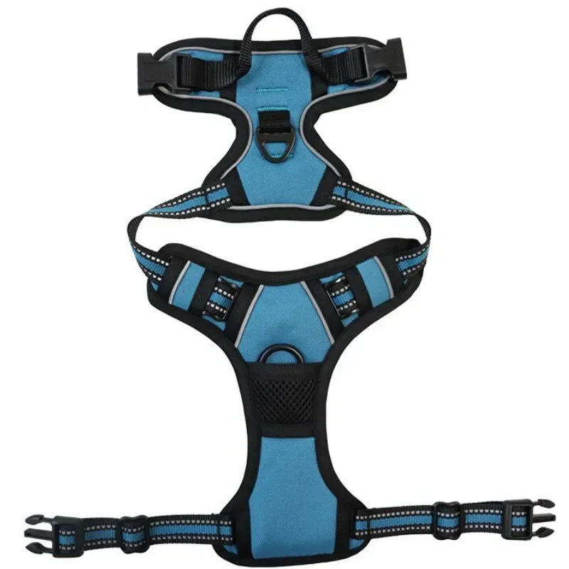 Reflective Adjustable Breathable Vest Chest Strap for dogs