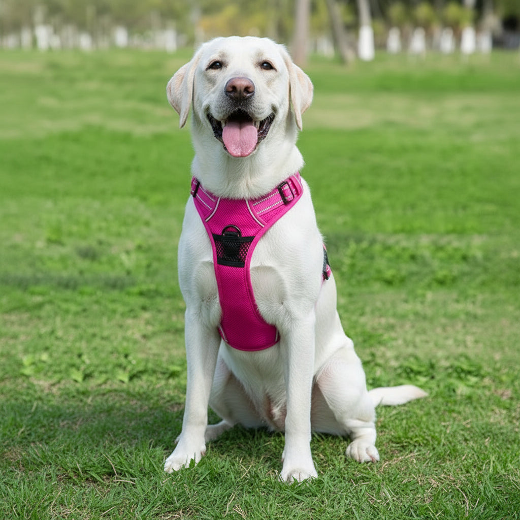 Reflective Adjustable Breathable Vest Chest Strap for dogs