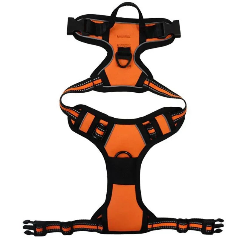 Reflective Adjustable Breathable Vest Chest Strap for dogs