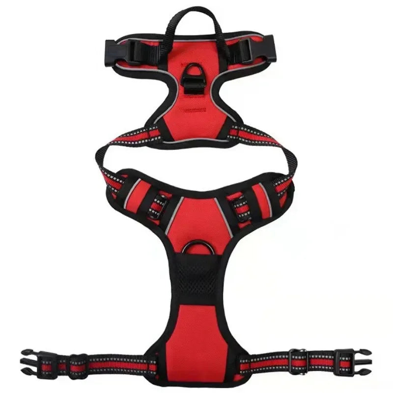 Reflective Adjustable Breathable Vest Chest Strap for dogs
