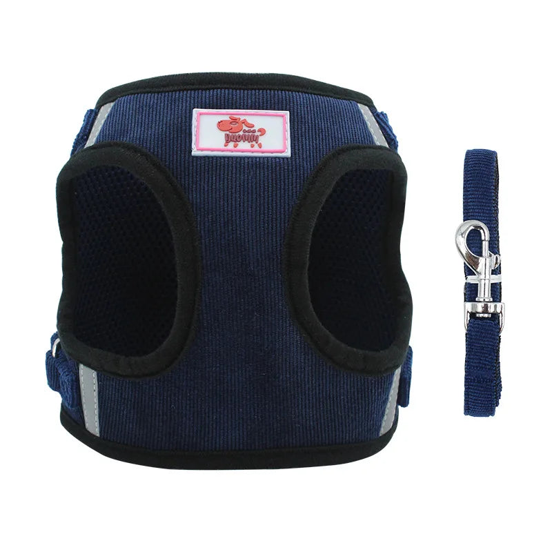 Nylon reflective breathable dog harness