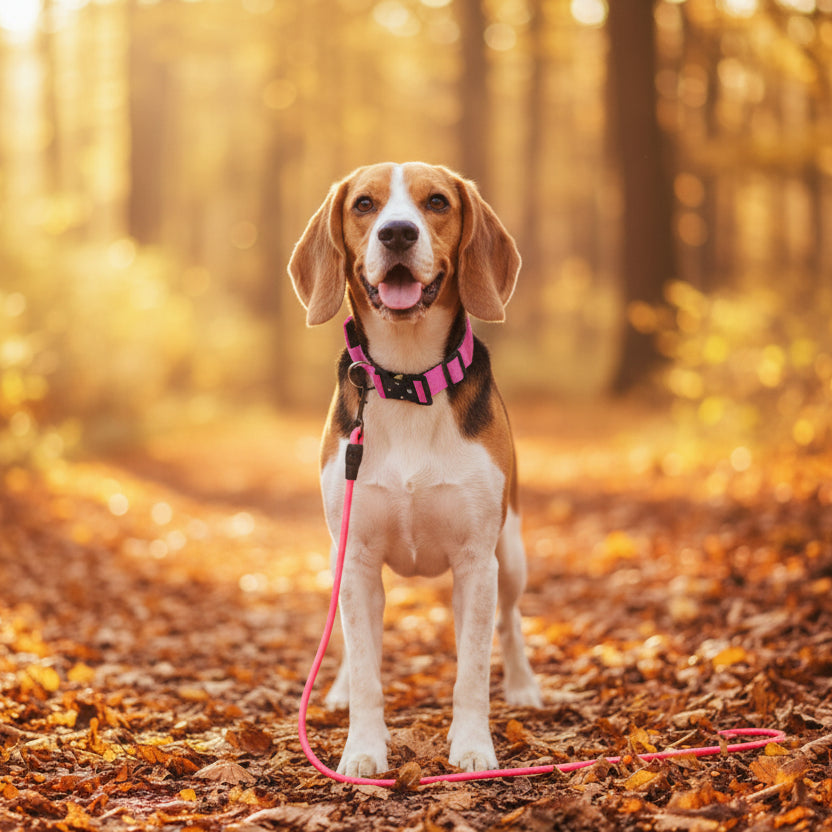 Durable metal buckle collars for medium to large dogs