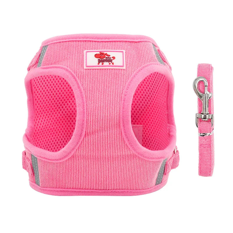 Nylon reflective breathable dog harness