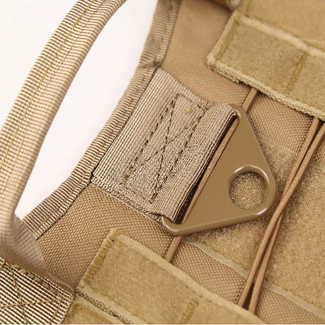 Adjustable tactical dog harness vest for medium to large dogs