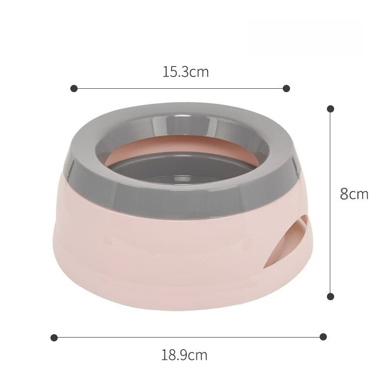 Intelligent anti splash dog bowl 750ML for cats and dogs