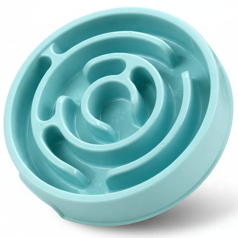 Plastic slow feeder bowl, non-Slip, maze design