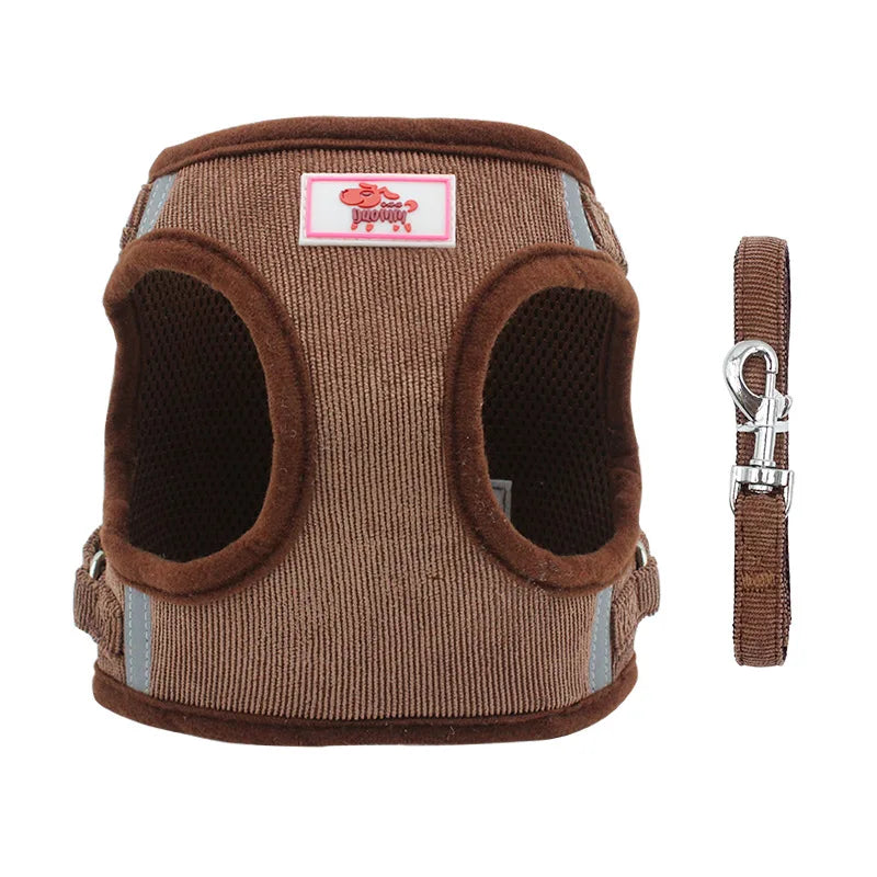 Nylon reflective breathable dog harness