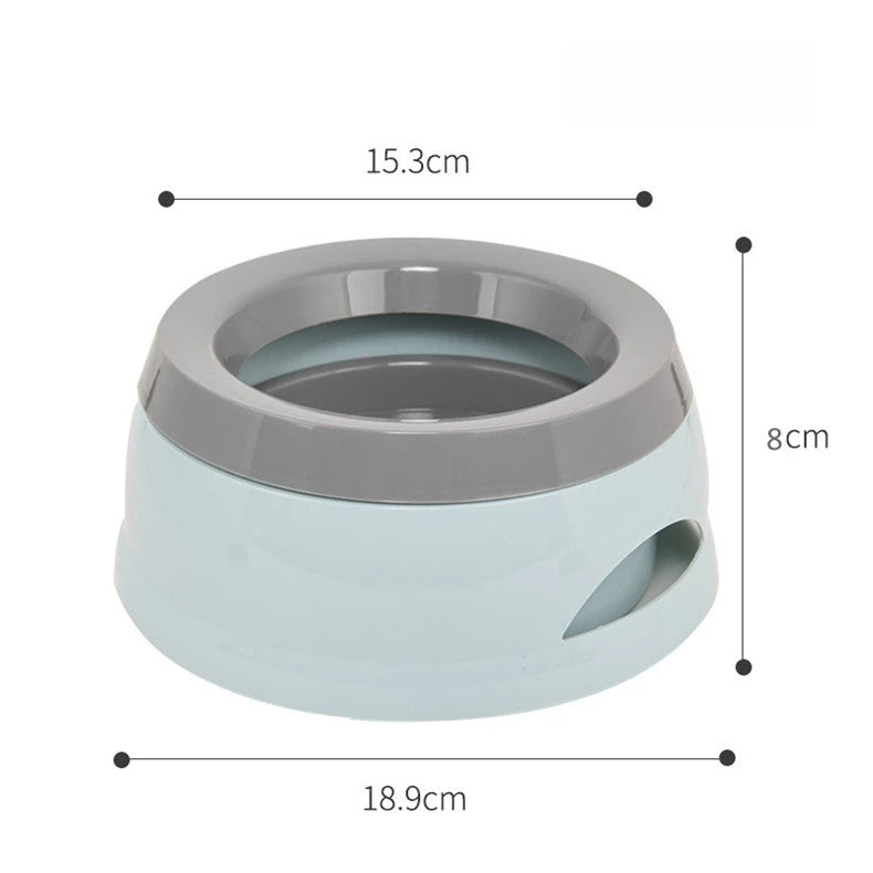 Intelligent anti splash dog bowl 750ML for cats and dogs