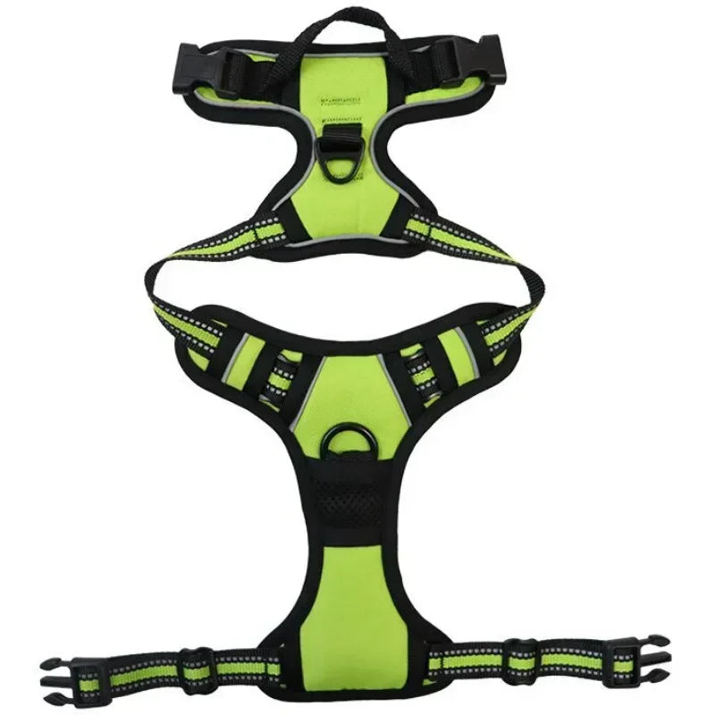 Reflective Adjustable Breathable Vest Chest Strap for dogs