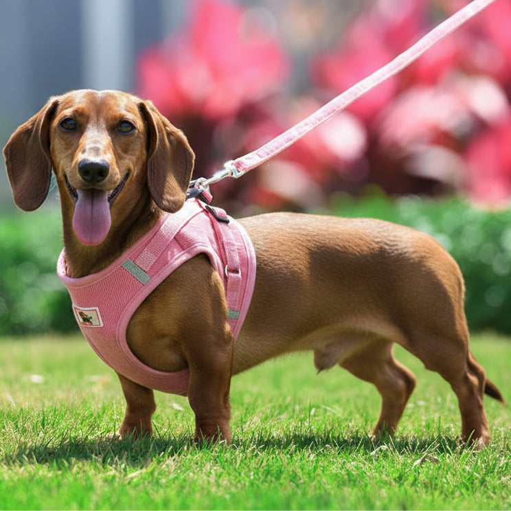 Nylon reflective breathable dog harness