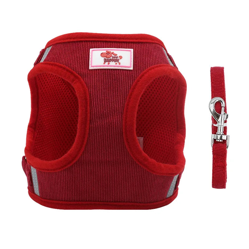 Nylon reflective breathable dog harness