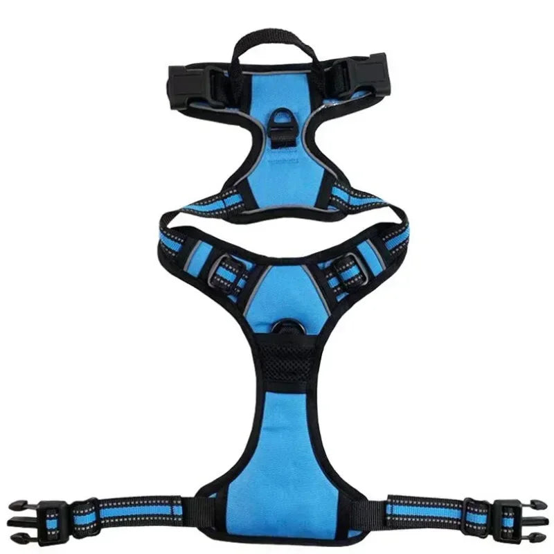 Reflective Adjustable Breathable Vest Chest Strap for dogs